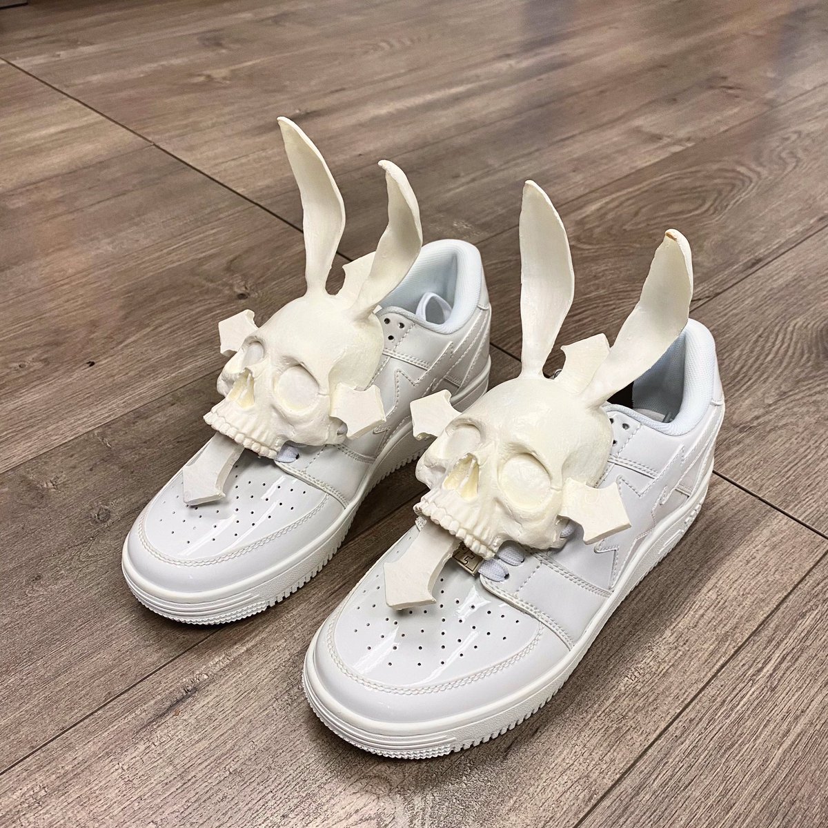 skull shoe topper💫