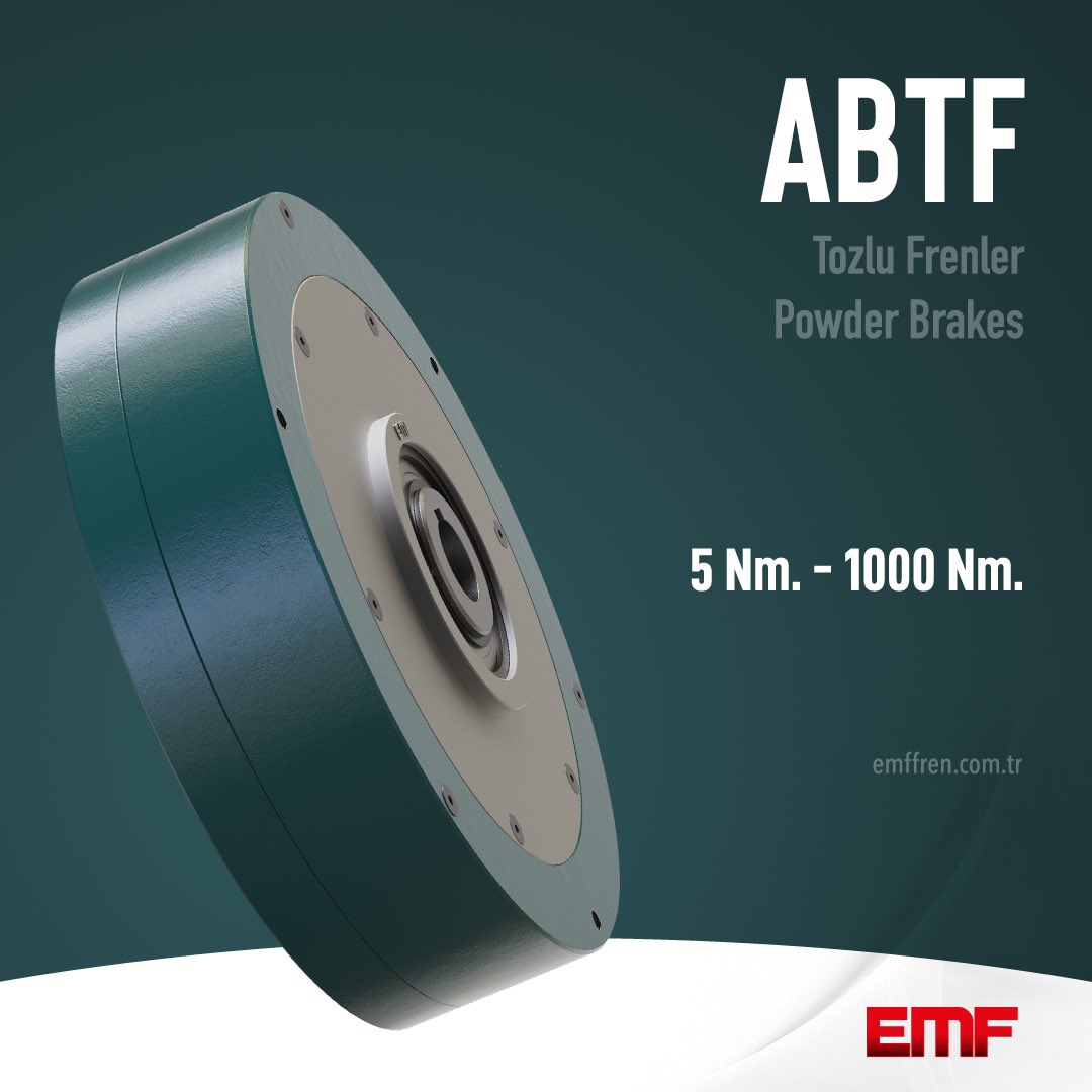 emffren's tweet photo. Gergi kontrol sistemlerine mükemmel çözüm sunan; Tozlu Frenler.

https://t.co/b3tLThE8wT

#magneticbrake #brakeandclutch #powderbrake #webtension #tensioncontrol #tozlufren #powderclutch #magneticparticle #manyetikfren https://t.co/N0BHGPV4bu