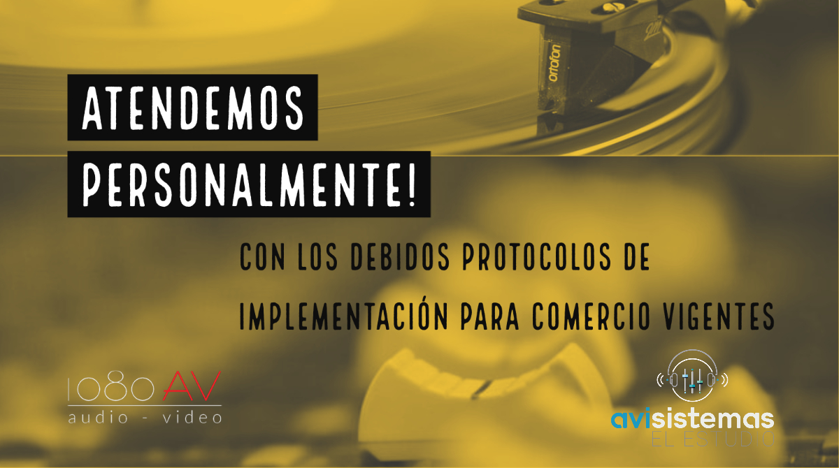 1080av's tweet photo. Ya podemos atender al público de manera personal, pero nunca podemos olvidar los protocolos de implementación para comercios vigente. 
También continuamos con los medios digitales y teléfono.
Contáctenos y lo asesoraremos. 
Los esperamos!
#audio #sonido #música #grabación https://t.co/3Rp91Ayalo
