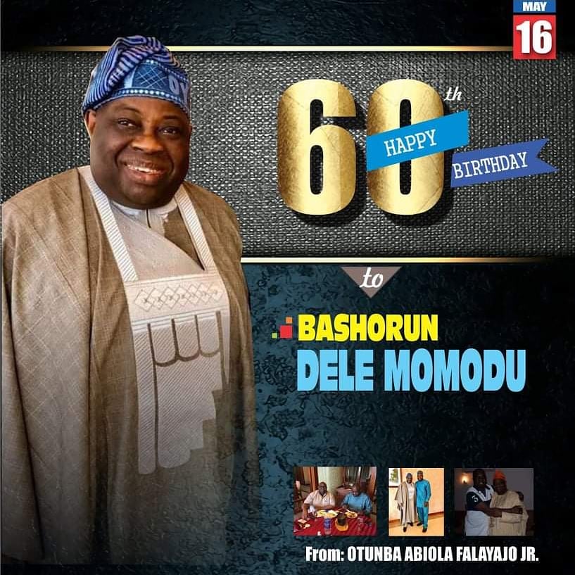 DeleMomodu's tweet photo. Officially, I'M NOW 60 IN AUSTRALIA, and my first congratulation comes from CHIEF ABIOLA FALAYAJO in Melbourne... Thank you my dear Brother... To God be the glory... https://t.co/cih4xIZOyB