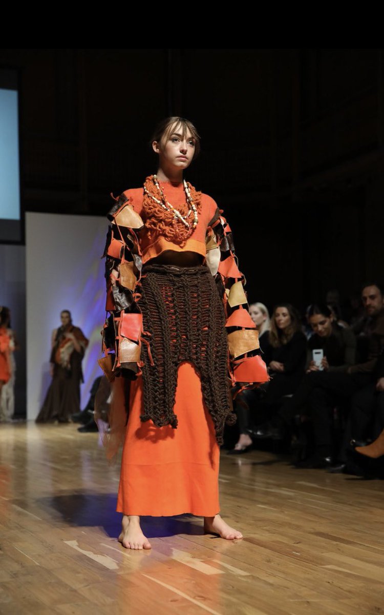 Emerging designer Mahayana Keita at Midlands Fashion Awards 2019, this sustainable collection was full of textures and handmade jewellery. See more over on our Instagram. 📷 Cameo Lab Photo #fashiondesign #sustainablefashion #handmade