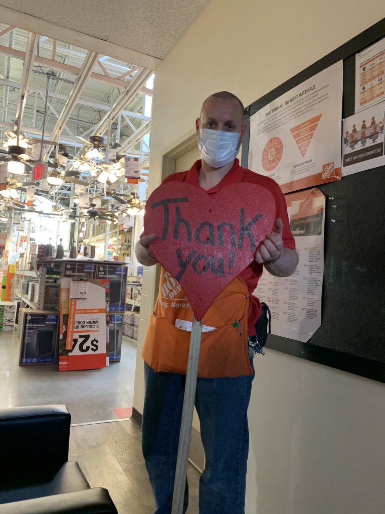 It’s a special moment when a customer comes in to the store and drops  off something that she made in appreciation for what we are doing to assist the community.
#EnfieldLivingTheValues