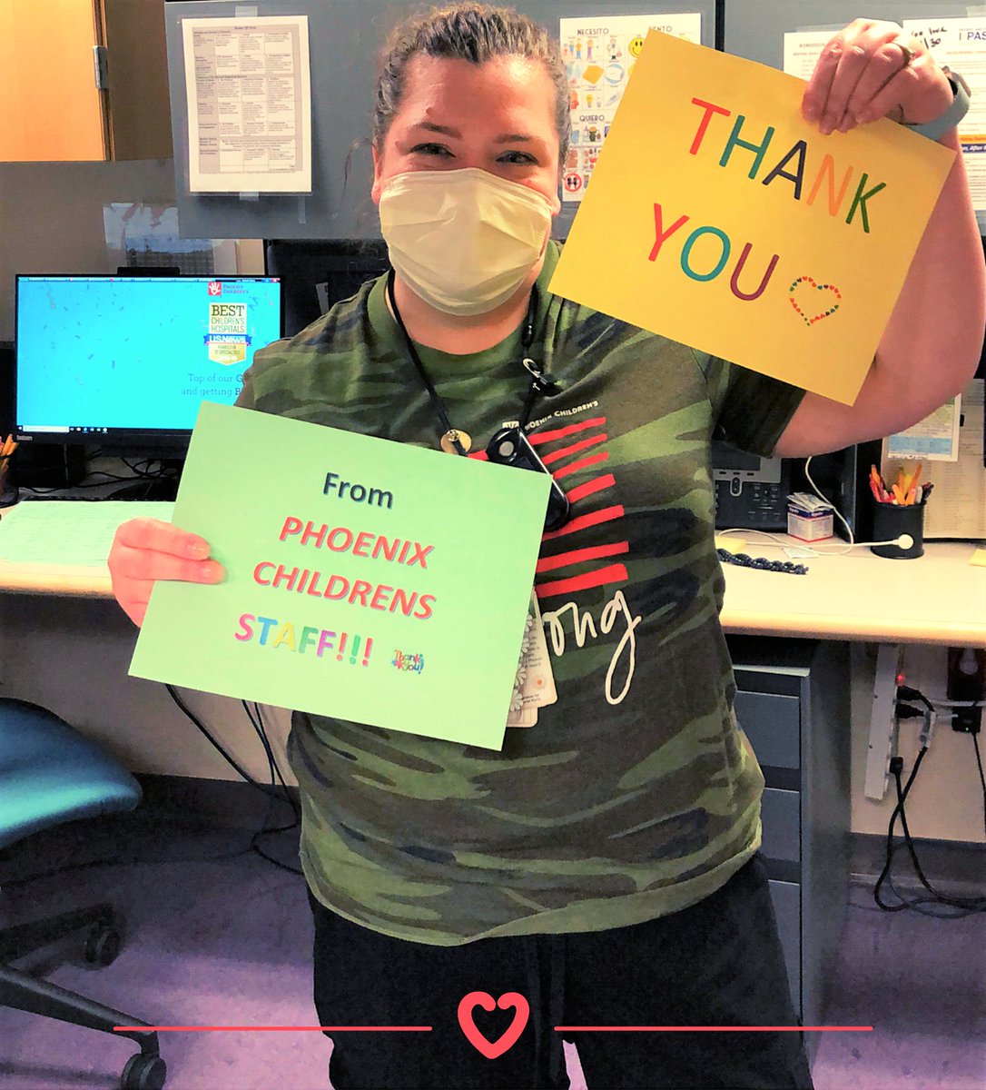 FriendsofPCH's tweet photo. #DailyDoseOfHeart: Thank you, Joe and Lana Brazil, for donating meals from Blue 32 Sports Grill to our amazing staff @PhxChildrens East Valley Specialty Care Center! #PCHDailyDose https://t.co/HzmuLB74zP