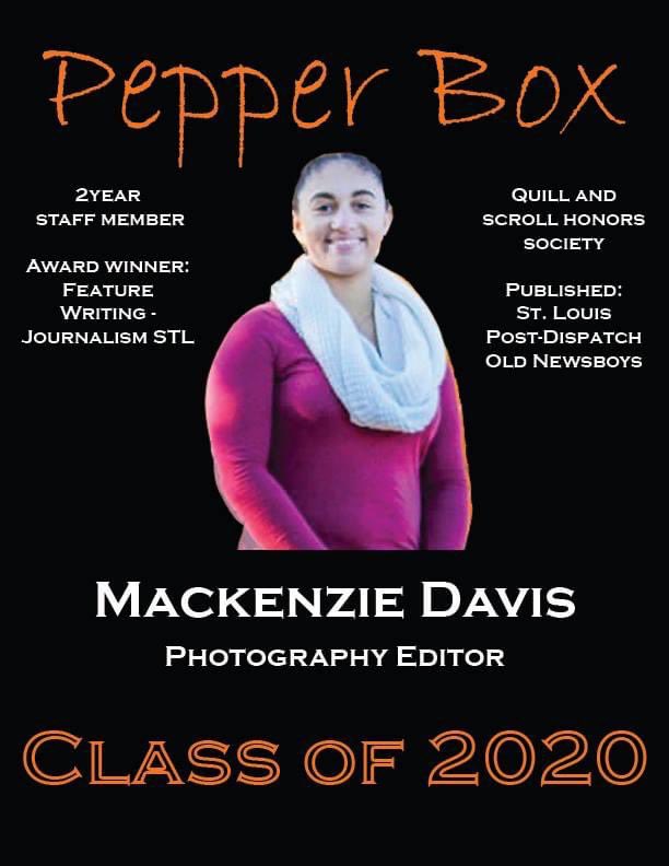 RHSPepperBox's tweet photo. Pepper Box 2020 Senior Shoutout - Day 5

Catalina Mundin and Mackenzie Davis!! Round of applause 👏 https://t.co/fJGD13LfIi