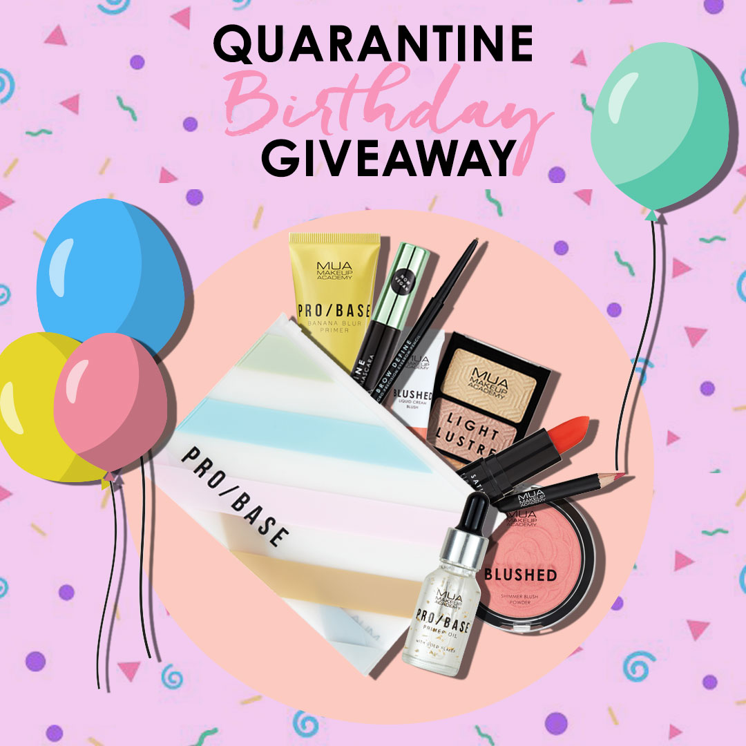 MUAcosmetics's tweet photo. 🎉 COMPETITION TIME 🎉 We know a lot of you are having birthdays in lockdown, so here's your chance to win a bundle of MUA goodies! ❤️

TO ENTER:
​​
​- Follow us 💃
​- Retweet this post 🔁

Ts&amp;Cs: Open to the UK only / Ends 17/05 at 11.59pm 🌟

#competition #win #giveaway https://t.co/s9HhRfoqCc