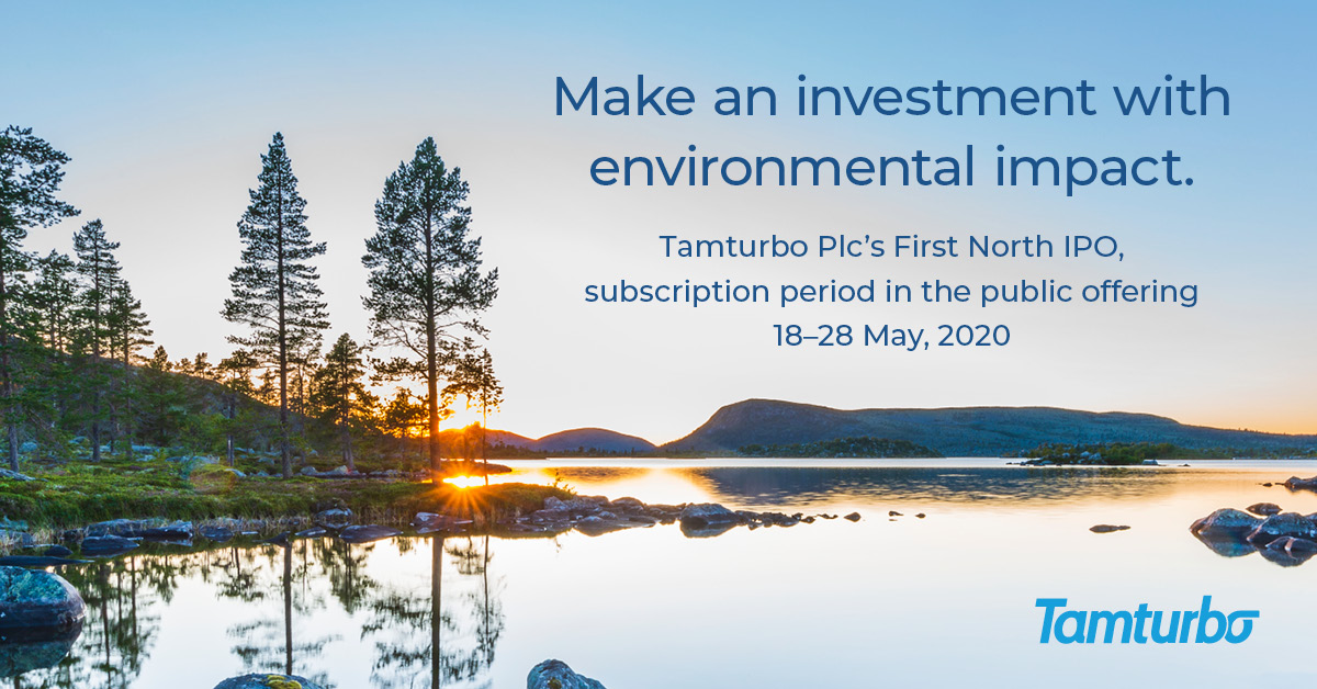 TamturboPlc's tweet photo. Tamturbo’s IPO begins on 18 May, 2020. Please read the Prospectus at https://t.co/wMxYENU7qJ https://t.co/RVG0up0WgX