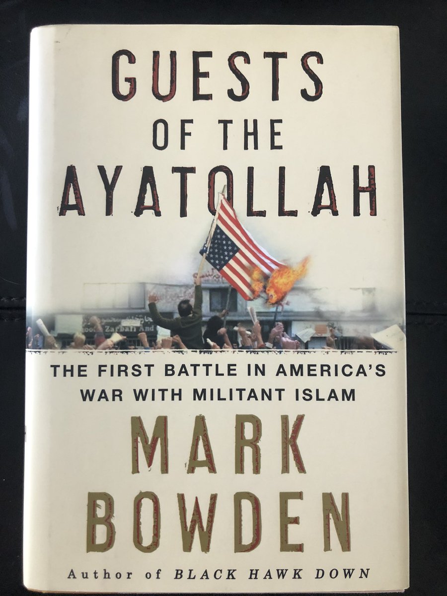 Today’s 2 books on one specific topic: nonfiction thrillers by Mark Bowden *not* called Black Hawk Down.“Killing Pablo: The Hunt for the World’s Greatest Outlaw”“Guests of the Ayatollah: The First Battle in America’s War with Militant Islam”