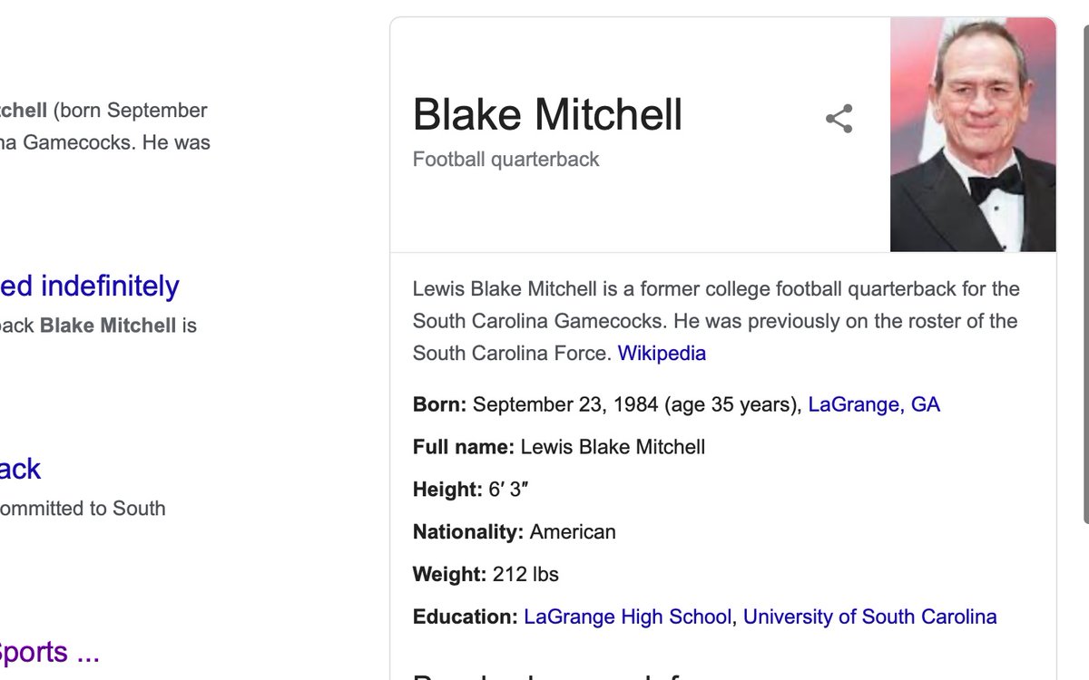 Mitchell south of carolina university blake Blake Mitchell