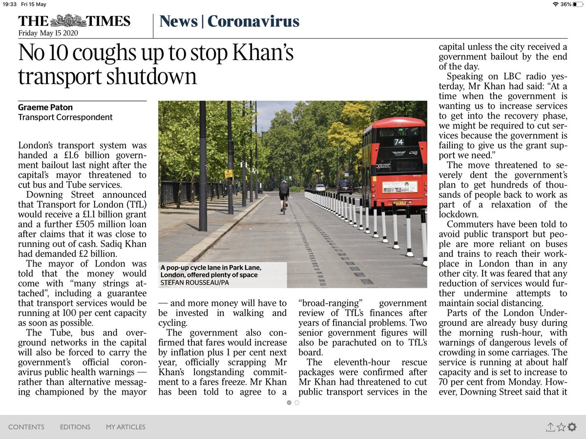 JamesTurner37's tweet photo. When reading this news item I thought how wonderful it would be if we could get back the money spent on the proposed garden bridge, on bendy buses and on water cannon: https://t.co/e4Daw9BYqc