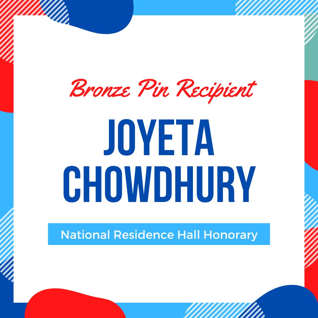 KansasNRHH's tweet photo. Joyeta Chowhdury “always lends a listening ear and inspires,” and “has a passion for advocating for others”. Congratulations Joyeta! @Joyeta_Chow https://t.co/EW0K4wkNZ2