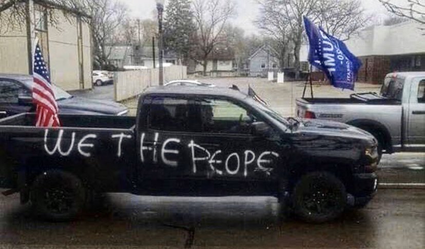 mnissan22's tweet photo. @kylegriffin1 The #MichiganMorons Branch Covidians aren’t very bright. #TrumpHasNoPlan https://t.co/wm2LNbHA9P