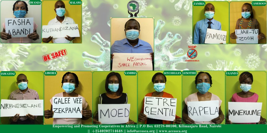 accosca's tweet photo. ACCOSCA Staff sending goodwill messages to our members during the COVID-19 Pandemic 
#PeopleHelpingPeople || https://t.co/2w3jiLNepE https://t.co/2DogBDCqQj