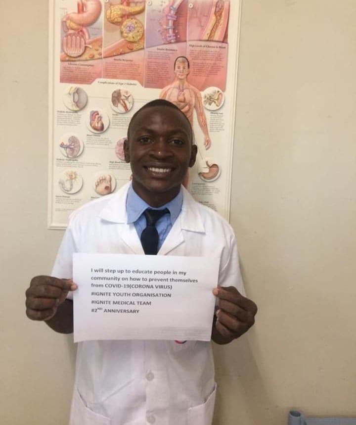 IgniteYouthOrg's tweet photo. Meet Takudzwa! He is #steppingup with his solution that addresses the impact of the #covid19 pandemic through his innovative idea! You can too! Apply to our #iwillstepup challenge, share your solution too &amp; you could win a startup grant! Application Link: https://t.co/4cjwDp2TVj https://t.co/MeSMcXT5zf