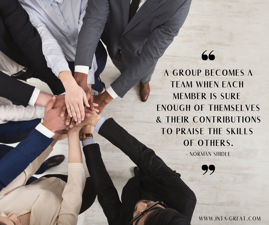 IntaGreat's tweet photo. As a leader, it's your job to encourage &amp; celebrate the strengths and unique contributions of those on your team. Do your team members know why you value them? #virtualteams #teamwork #synergy #leadershiplessons #growthmindset #growingleaderstogreatness #intagreat https://t.co/a5jYOFfNYg