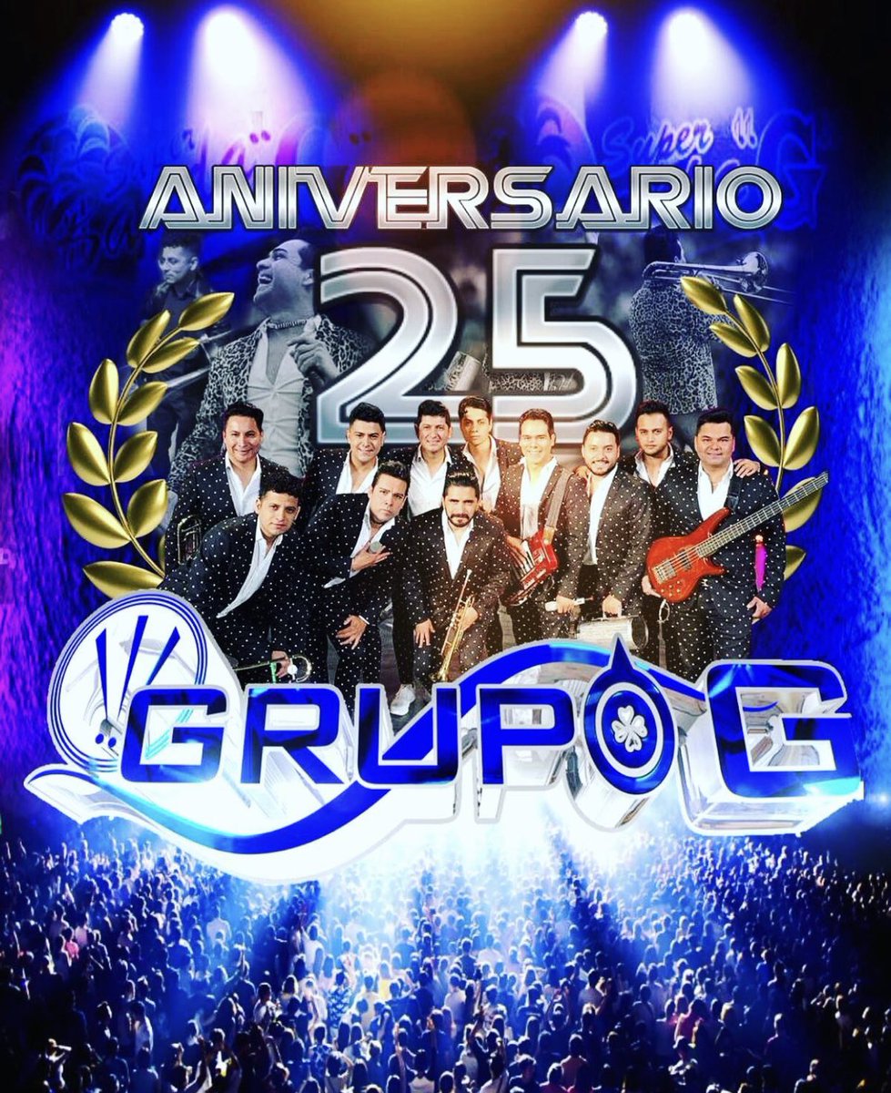 tubanda's tweet photo. Feliz 25 aniversario al @GrupoGforever que sigan cosechando éxitos en el ambiente musical https://t.co/wYziIxMxt7