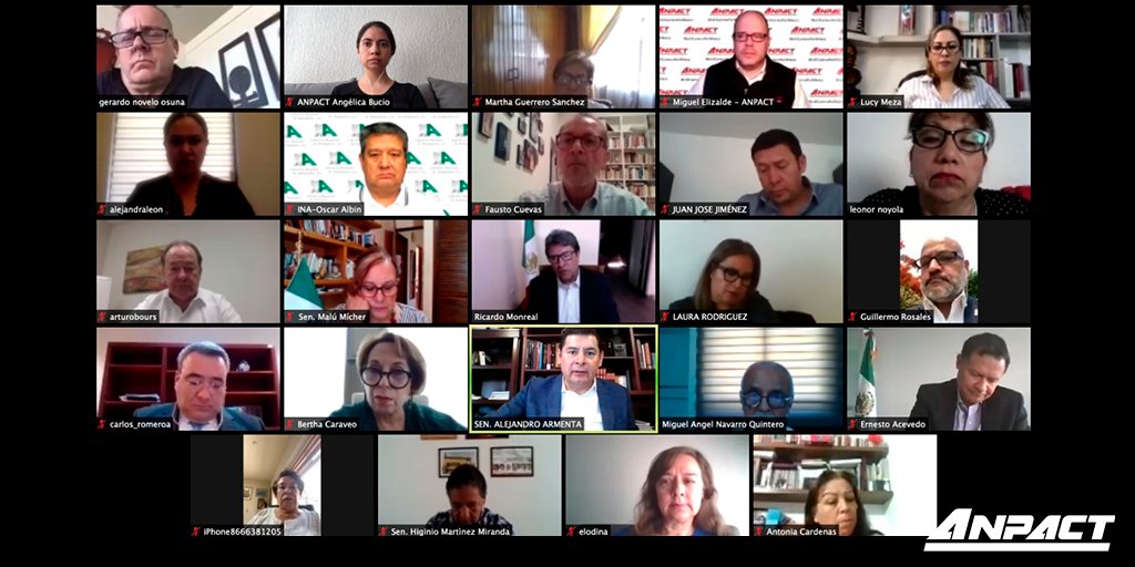 Anpact's tweet photo. Nuestro Presidente Ejecutivo Miguel Elizalde (@miguelelizaldel) participó representando a ANPACT en la reunión a distancia con legisladores del @senadomexicano  y representantes de la Industria Automotriz. Seguimos #EnElCaminoPorMéxico. https://t.co/MzPtPgKvKT