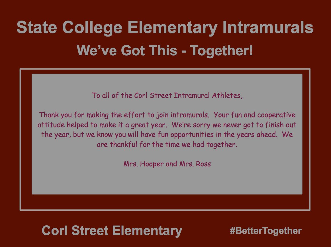 scasdathletics's tweet photo. Today would have been day 2 of our Elementary IM Track and Field meet, &amp; there are many students &amp; coaches who wish we could be competing. With that, we have several messages to share from our respective Elem. coordinators and coaches to thank our students!
#Family115 https://t.co/vv40ctv5Y0