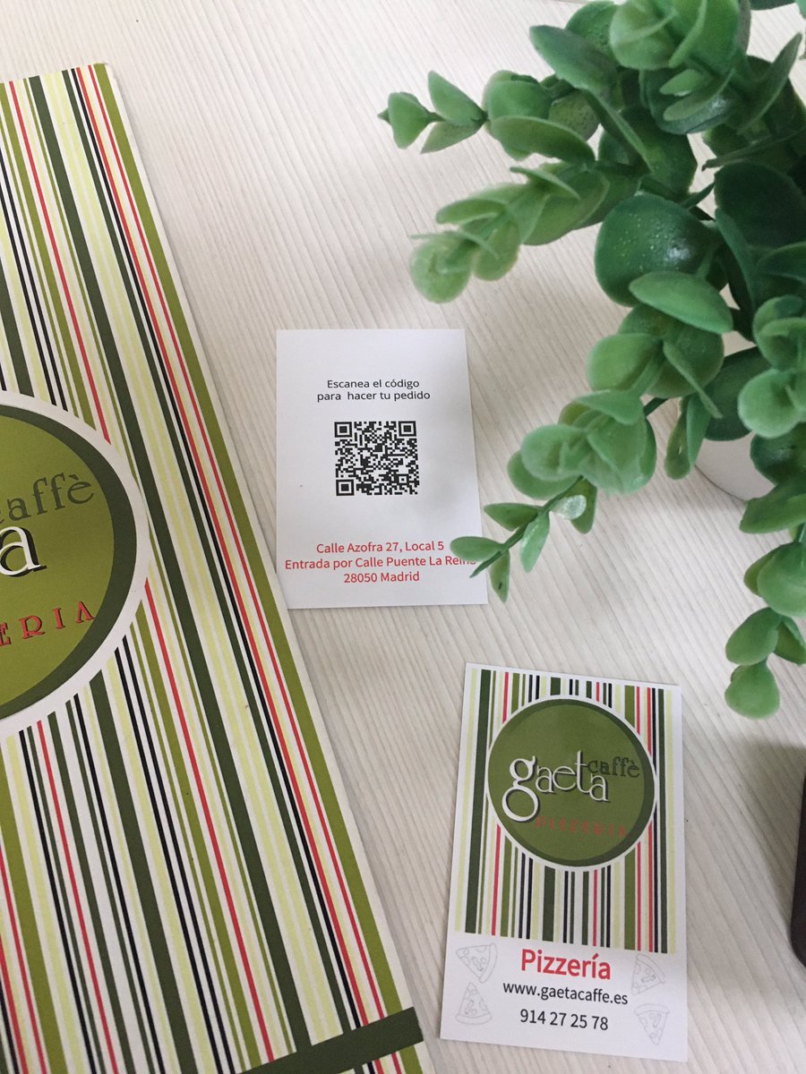 Cuando vengas por tu pedido, lee con tu móvil nuestro código QR y lleva la carta contigo! 🍕 
#tecuidamos
#quédateencasa
#qrcode