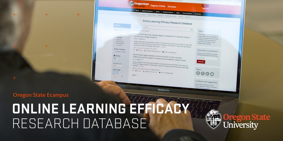 Don't miss new research articles in the <a href="/ECResearchUnit/">OSU Ecampus Research</a>'s Online Learning Efficacy Research Database. Sign up for monthly updates here: ed.gr/cf99y
