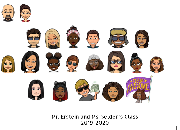 MrErstein's tweet photo. On this #FullBucketFriday, I want to express gratitude for my awesome Ss and my unbelievable former Student-Teacher, (now colleague) @Smselden12Sarah We took a Bitmoji class photo to commemorate our #GoingTheDistancePBCSD
@pbcsd @selpbc #SharePBCSD https://t.co/5x8Exd0mzk