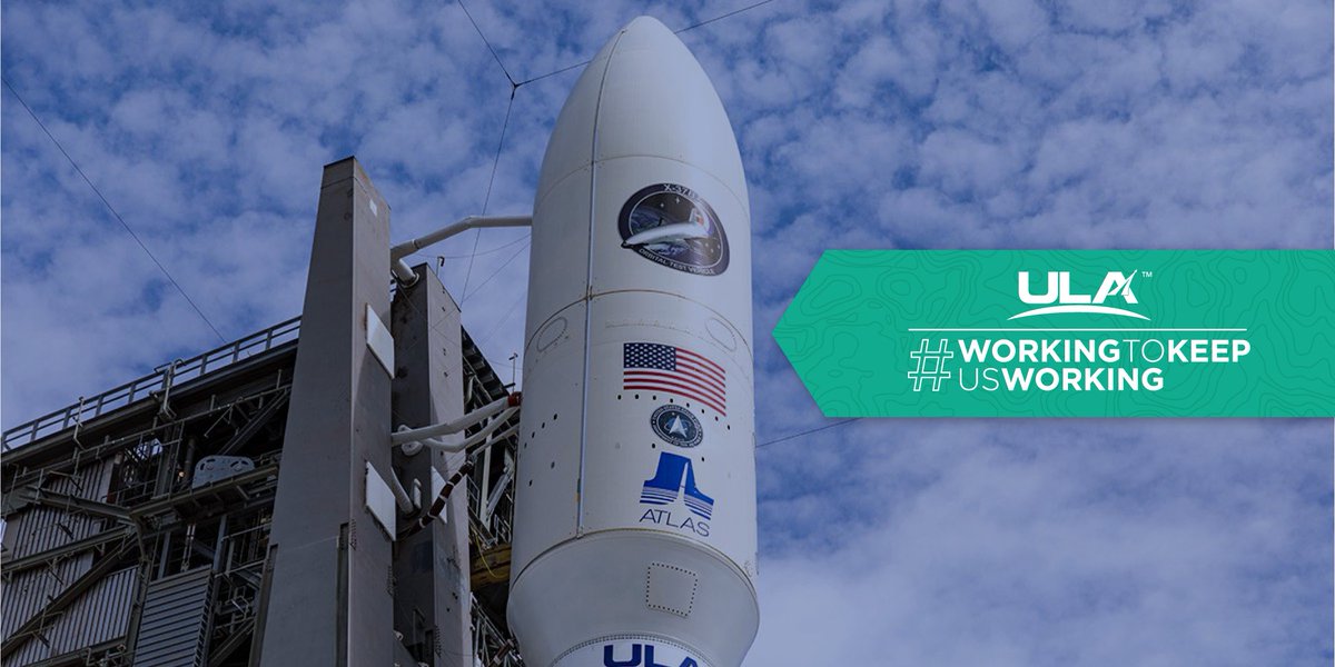 MetroDenverEDC's tweet photo. The next #X37B Orbital Test Vehicle mission will take flight tomorrow. Congrats to @SpaceForceDoD & @ulalaunch, who are dedicating the USSF-7 launch to those affected by #COVID19 and frontline workers. Launch updates: https://t.co/MjzaPyM94H. #workingtokeepusworking https://t.co/AMBbp3ToQb