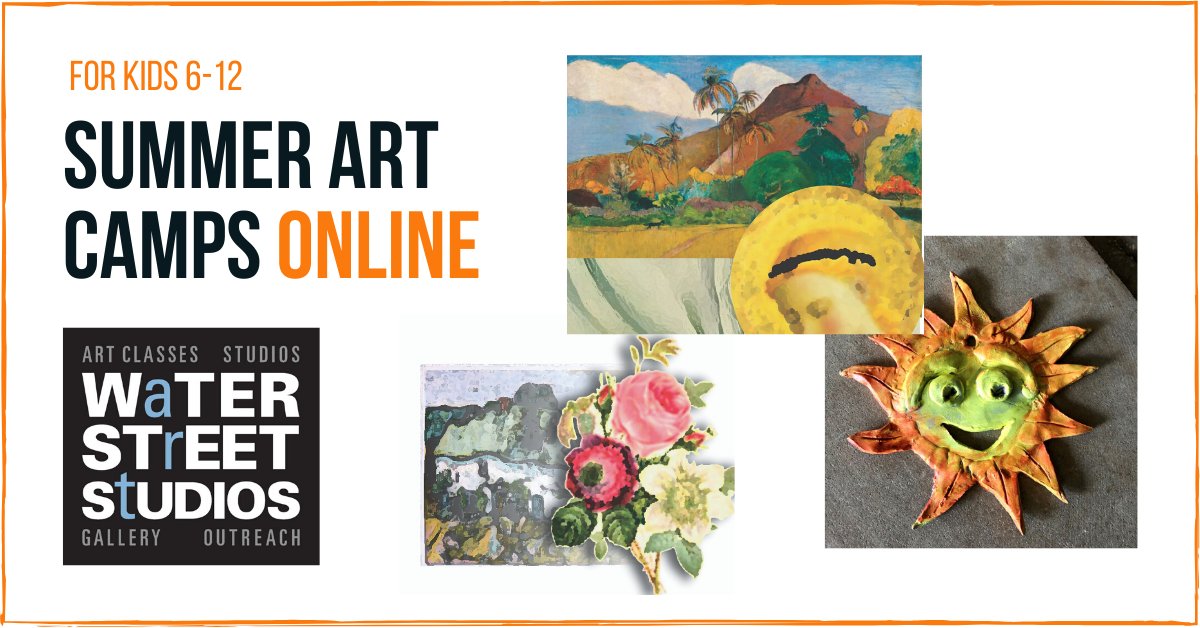 Our amazing summer art camps for kids age 6-12 are now online! bit.ly/2Sy55l5