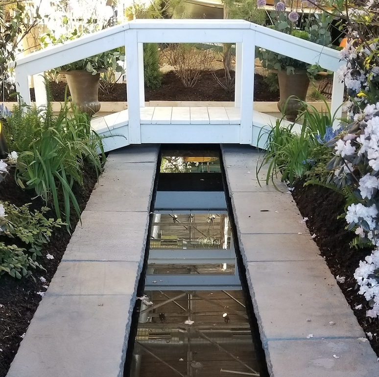 And just like that, this week is water under the bridge... #HappyFriday! What #DIY project will you be working on this weekend? If you like this set up from <a href="/BrightView/">BrightView</a>, visit their page for inspiration! #LiveWellLiveInspired #Landscape