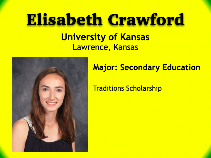 SMSSeniors2020's tweet photo. Congratulations to Elisabeth Crawford, who will attend the University of Kansas to major in Secondary Education! Elisabeth is the recipient of the Traditions Scholarship. @UnivOfKansas #SMSSeniorSigning2020 https://t.co/gx81zF8t3J