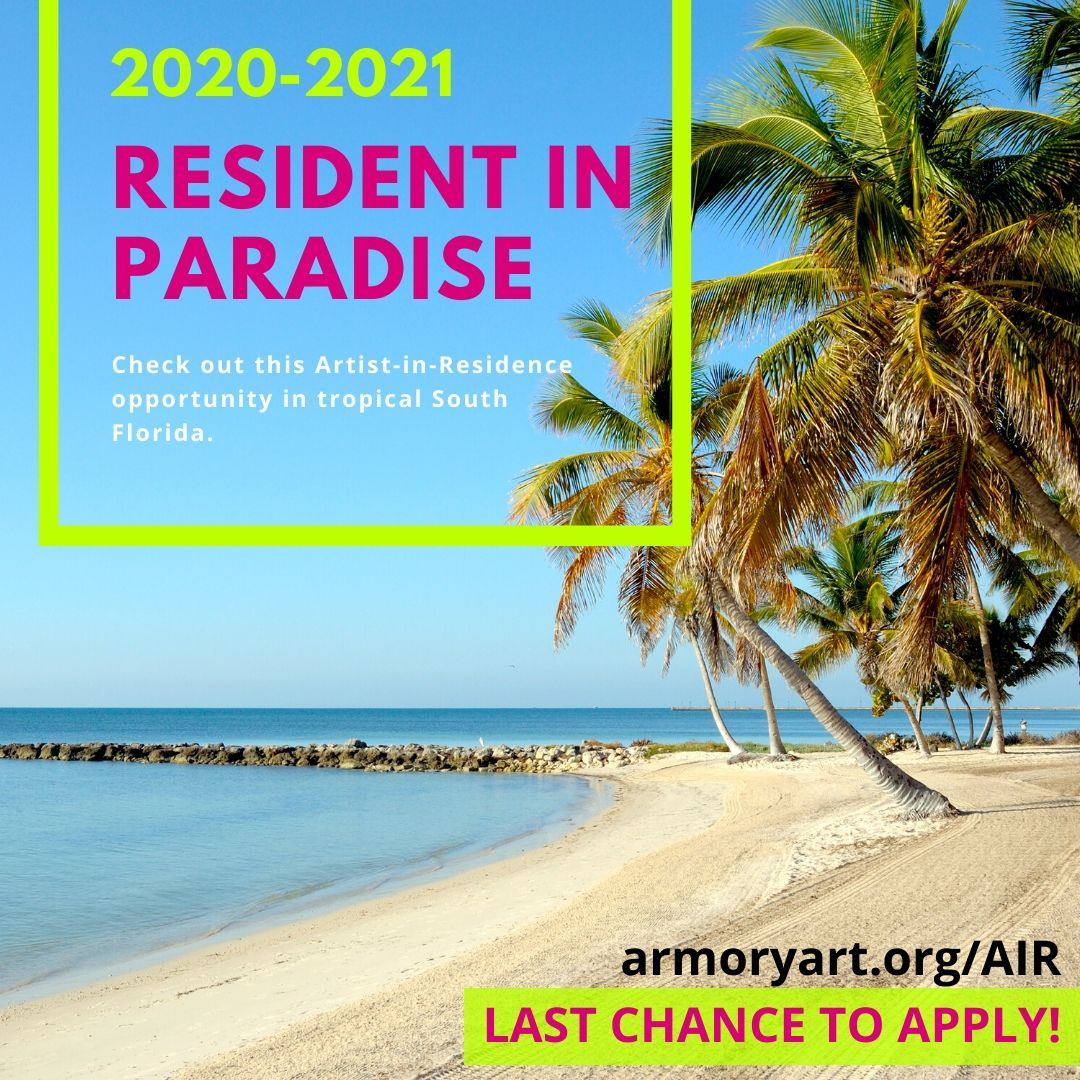 ArmoryArtCenter's tweet photo. This weekend is the LAST CHANCE TO APPLY for our Artist-in-Residence program via email. Please visit our website to learn more 🌴 #artistinresidence #palmbeach #florida #sunshinestate #ceramics #sculpture #painting #drawing #2dmedia #jewelry #residency #artcenter #artschool #wpb https://t.co/RMUqQL4bBd