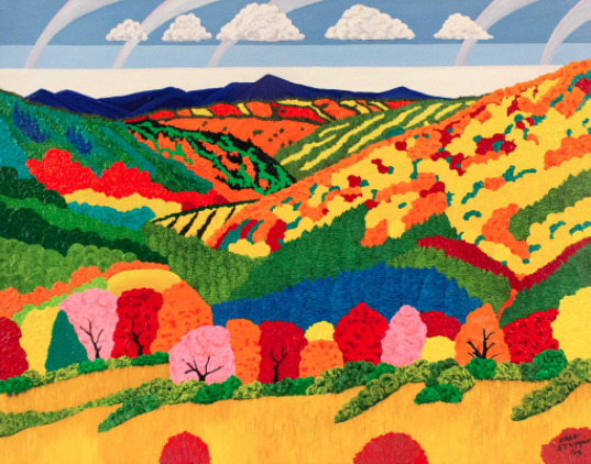 HudsonRivMuseum's tweet photo. Today we invite you to explore βWalks with Artists: The Hudson Valley and Beyond.β https://t.co/ZlMi2WwsQP
#MuseumWeek #climatechangeMW
Image: Jack Stuppin (American, b. 1933). βTatashu Farm, Catskills,β 2016 (2016.19). Oil on canvas. Gift of the artist, 2016. Β© Jack Stuppin. https://t.co/725tnAmtzd