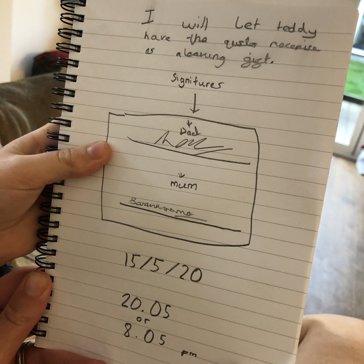 Mummymrm's tweet photo. @goustocooking - my boy loves your recipes so much he’s made a contract tonight, to ensure he can take the recipe folder with him when he leaves home 🤣 https://t.co/iMwuKF9MmN