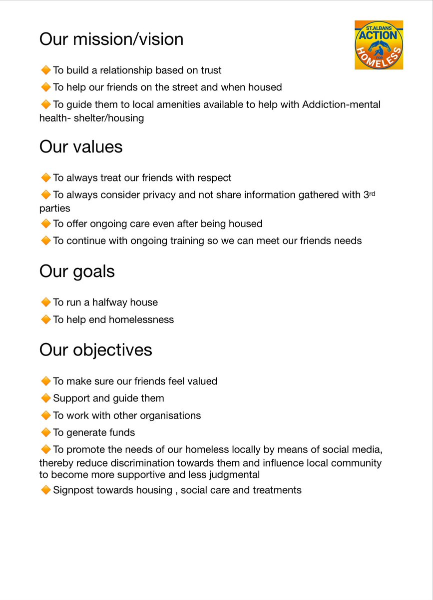St Albans Action for Homeless (@stalbans_action) on Twitter photo Our mission statement <a href="/DeeClared/">Danny Clare ๐ช๐บ๐ฎ๐ช๐ช๐ผ ๐จ</a> @lizneedhamSTAR <a href="/VerityBramwell/">Verity Bramwell</a> @MarinaQ73 <a href="/denisejparsons/">Denise Parsons</a> <a href="/StTastes/">StAlbansTastes</a> <a href="/LinneySharon/">Sharon Linney ๐ถ๐ช๐บ</a> @ Our mission statement <a href="/DeeClared/">Danny Clare ๐ช๐บ๐ฎ๐ช๐ช๐ผ ๐จ</a> @lizneedhamSTAR <a href="/VerityBramwell/">Verity Bramwell</a> @MarinaQ73 <a href="/denisejparsons/">Denise Parsons</a> <a href="/StTastes/">StAlbansTastes</a> <a href="/LinneySharon/">Sharon Linney ๐ถ๐ช๐บ</a> @