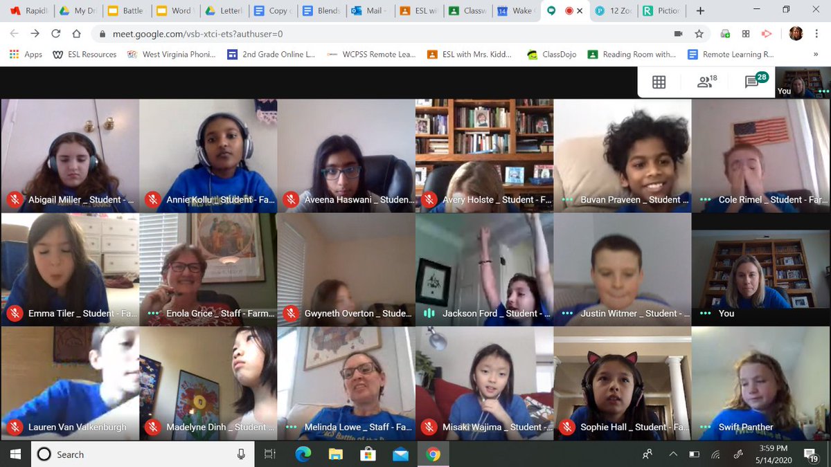 FWESIBPYP's tweet photo. Way to go to our Battle of the Books Club- ending the year with a virtual Battle of the Books! "DaBoyz" team won, but just by a few points. Thanks to Mrs. Holste and Mrs. Grice for supporting these IB Learners (and readers)! #fwesunlockslearning #WeLoveFWES https://t.co/UYT7p9Eray