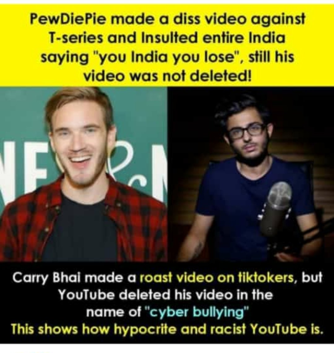 shubham150591's tweet photo. #BanTikTokIndia 

@YouTubeIndia why the hell you do this, do you also need we boycott you too. 😠 #warningToYoutube https://t.co/tPXm5ZZB9b