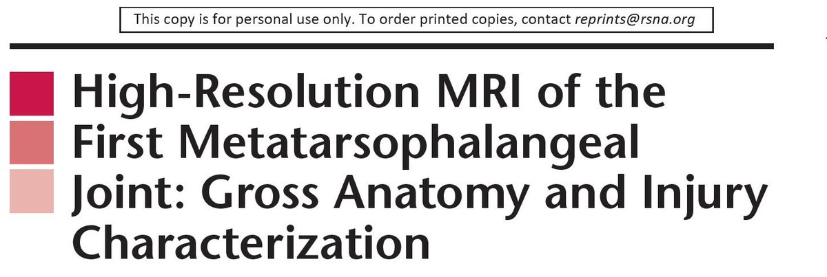 dflemosmd's tweet photo. Fresh out of the oven...a gorgeous @RadioGraphics article with beautiful drawings, dissections, and high res MR images of the 1st MTP Joint...congrats to Jim Hallinan, @mskbradiologist @CBChung_ucsd and other coauthors @UCSDImaging #mskrad a “must” read https://t.co/4cVtqRgWrs https://t.co/o6pQVDMvjw