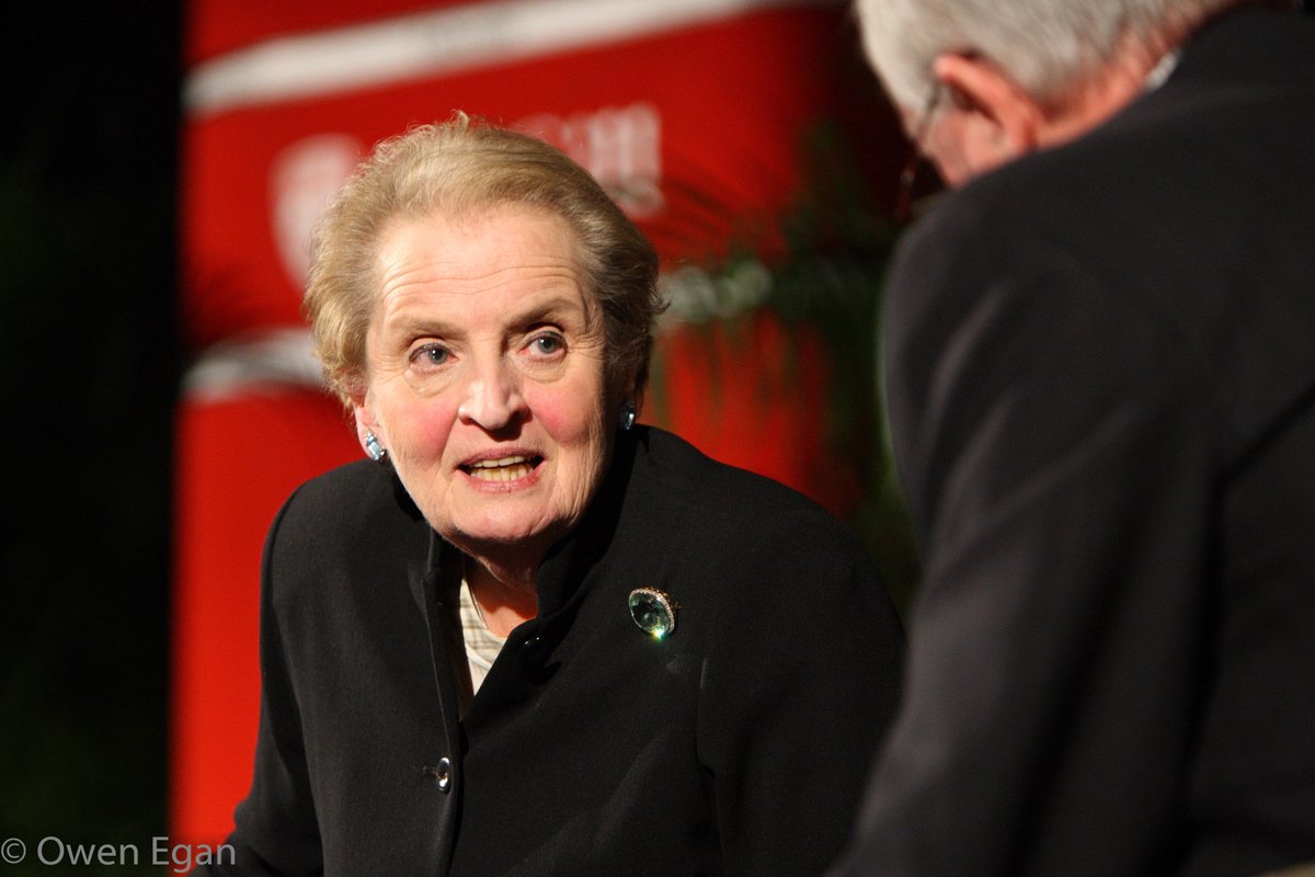 owenegan's tweet photo. It's Madeleine Albright's birthday today! The former U.S. Secretary of State spoke at McGill in 2007.

More photos at https://t.co/6O2LiHfHhV

#mcgilluniversity #mcgill #mcgillalumni
@madeleine #HellandOtherDestinations https://t.co/vonUFULw5p