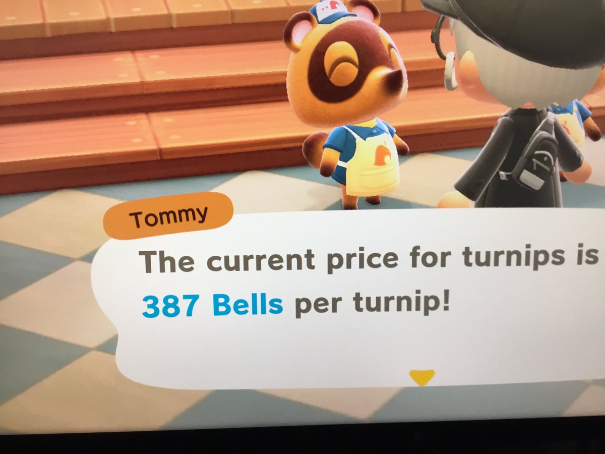 RexxIngalls's tweet photo. My #TurnipPrice is not to bad today.  If anyone wants to come let me know, tips are appreciated. #AnimalCrossingNewHorizons�� #turnips #stonks https://t.co/0vyQAXYFQF