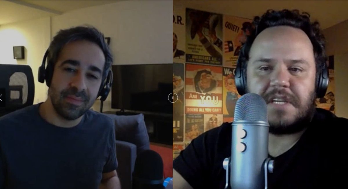 SanchezFabricio's tweet photo. Gravamos ontem o vídeo introdutório do Cloud Casters. Estará disponível em breve. Deixa seu email lá no https://t.co/RQ1UGCdq1D pra receber a notificação! #cloudcasters #podcasts @evilazaro https://t.co/0SmcacGzE4