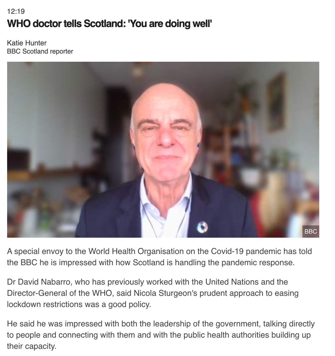 jasonleitch's tweet photo. Very balanced and gracious words from @davidnabarro from @WHO today about our approach in Scotland. We will not get everything right but this is exactly what we are trying to do. https://t.co/JCeICyrMLV