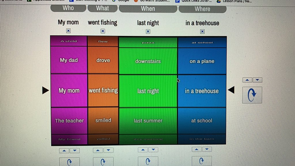 Excited to try a story starter randomizer that I just created using <a href="/flippitynet/">Flippity</a>. Thanks to a tutorial from @rmbyrne.