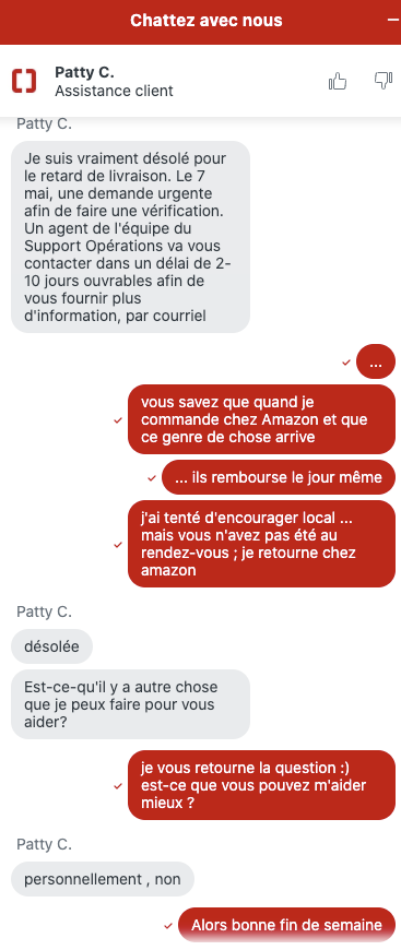 DocuVlog's tweet photo. @Bureau_enGros @StaplesCanada vous avez vraiment raté l'opportunité de gagner des clients VS amazon par votre manque de volonté de satisfaire vos "clients" ... commande du 9 avril perdue depuis le 23 avril ... vous êtes au courant depuis le 5 mai et toujours pas réglé https://t.co/8qB6ueiKZx