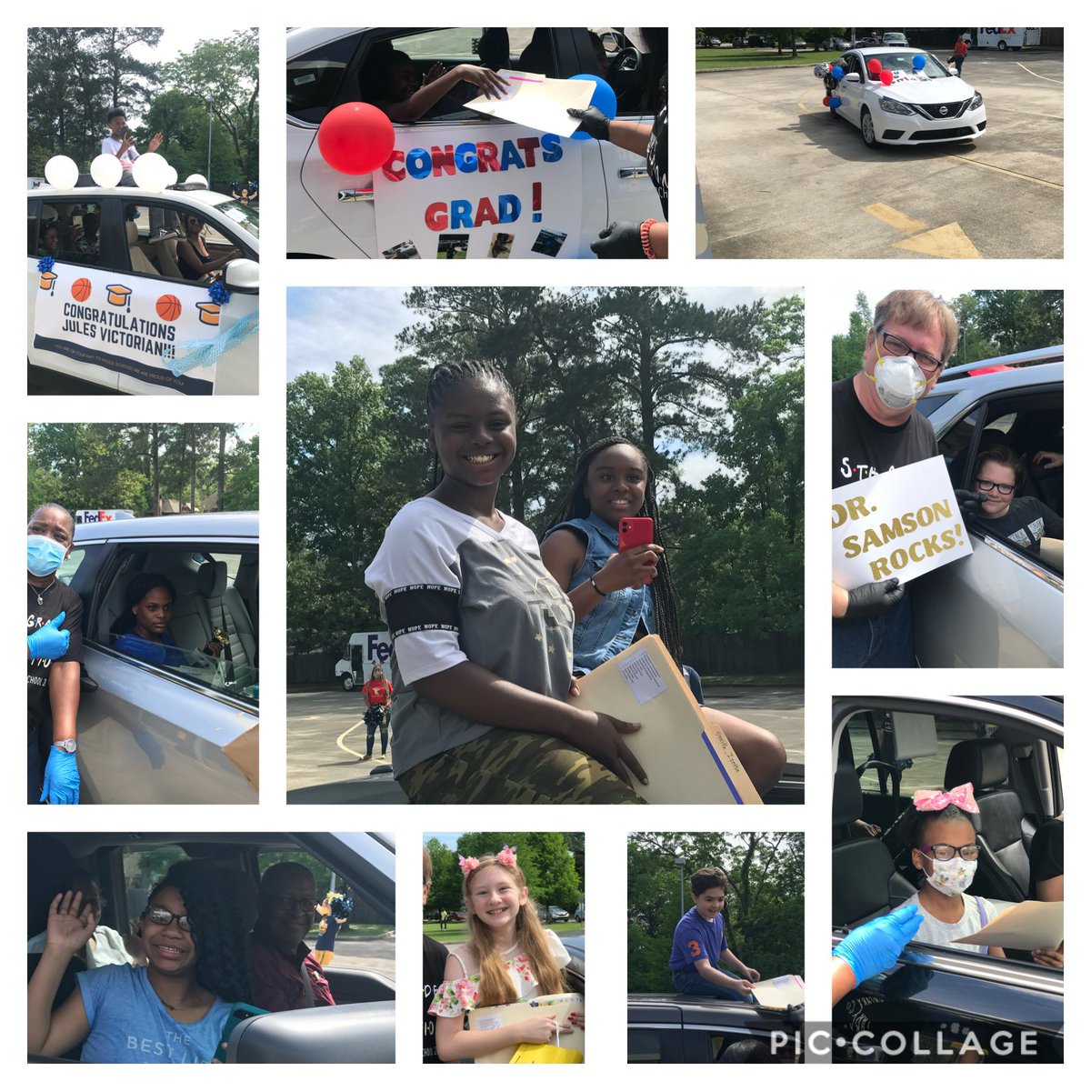 LES 5th Grade “Drive Up” Graduation! We wish you guys all the best. It was a great day to be a Tiger Cub!💙💛💙                   youtu.be/mW1agCqbID8