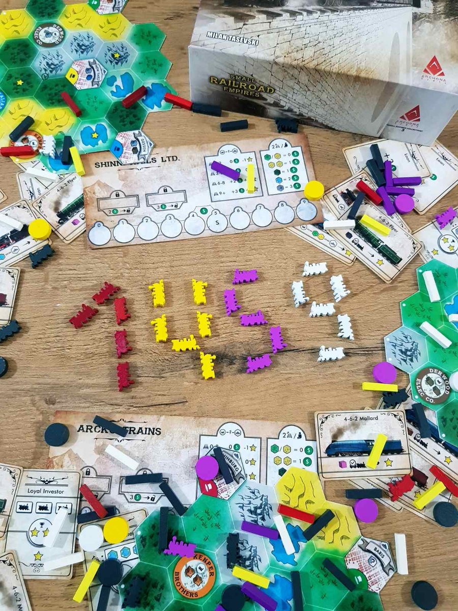 ArchonaGames's tweet photo. We reached the end of this fantastic Kickstarter journey with 1459 backers and US$62.000! Without you this train route would not have been possible. Sincere THANK YOU from the bottom of our hearts!!! 🚂🥳
#boardgames #board #games #tabletopgames #pickupanddeliver #routebuilding https://t.co/qwAJNlTwYz
