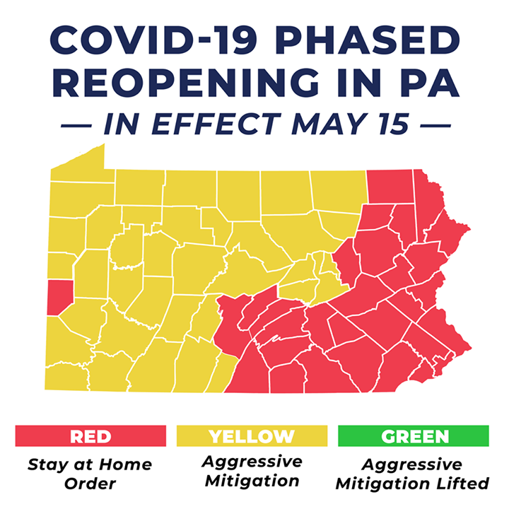 lbvmall's tweet photo. Update! The Lebanon Valley Mall is following all guidelines and updates in line with Governor Tom Wolf's reopening plan.

As of Friday, May 15th, Lebanon County is still in the red phase. Therefore the Mall will remain closed except for Price Rite and Mancino's Pizza &amp; Cater… https://t.co/kxay09mZA7