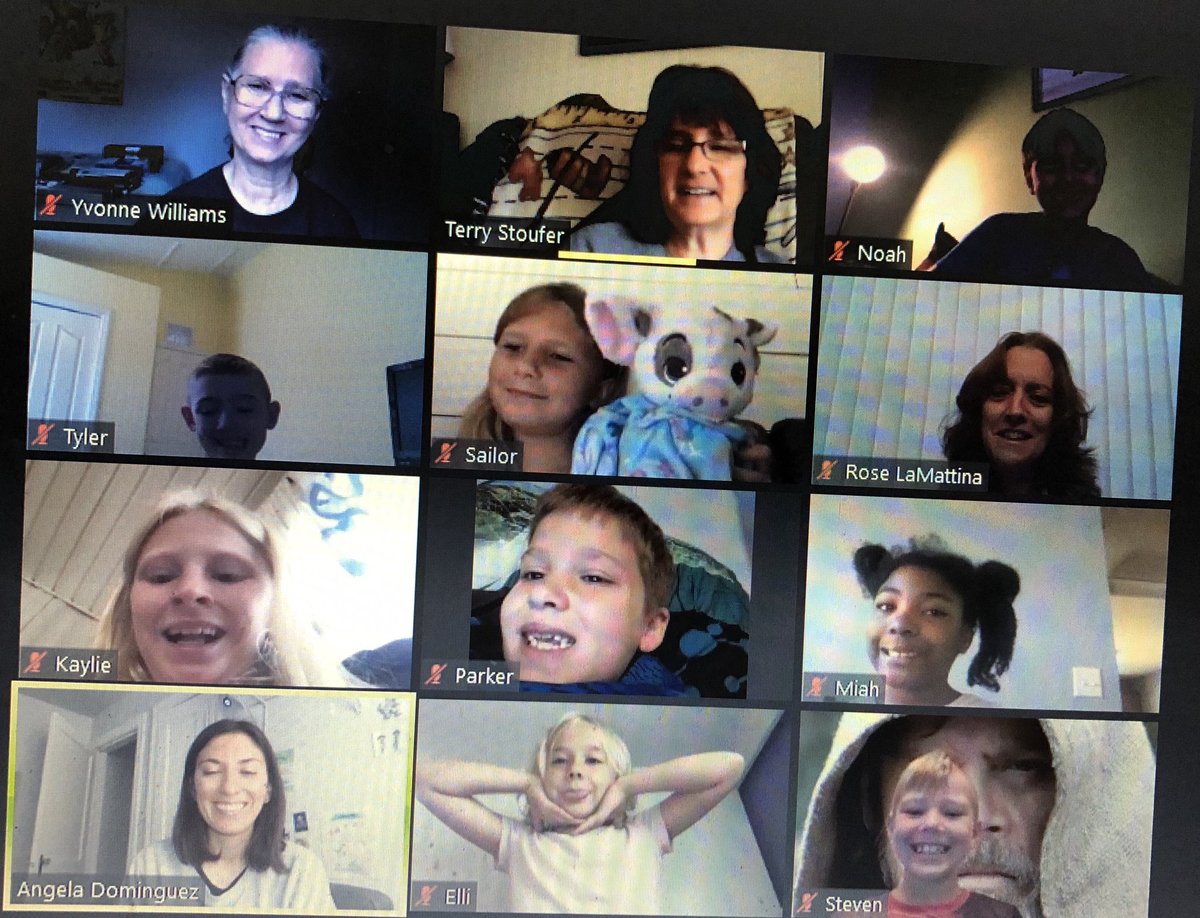 FirstAtBat's tweet photo. This year our class fell in love with a character named Stella. It began during #GRA19 Then we couldn’t wait to read the sequel. Today our day was made so special when @andominguez joined our Zoom for a Q and A. We can’t wait to read the next! #celebrateLPS @CitrusSchools https://t.co/HS6uhrIFJJ