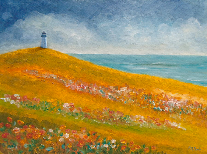 ampomata's tweet photo. This is my painting "The Lighthouse Meadow". You can check it out here: https://t.co/w37840z6oA #art #arte #artlovers #kunst #искусство #艺术 #アート #oilpainting #contemporaryart #ArtistOnTwitter #landscape #seascape #sailing #sea #beach #beachlife #flowers #lighthouse #repost https://t.co/7e378m35mj