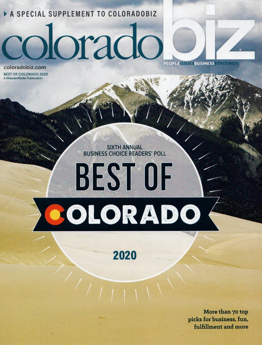 Ellis_Comms's tweet photo. Honored to be recognized as a runner-up for Best Public Relations Agency in @ColoradoBizMag’s 2020 Best of Colorado. We are certainly in good company! #coloradobiz #boc2020 #denverpr https://t.co/jdZqz3AvUN