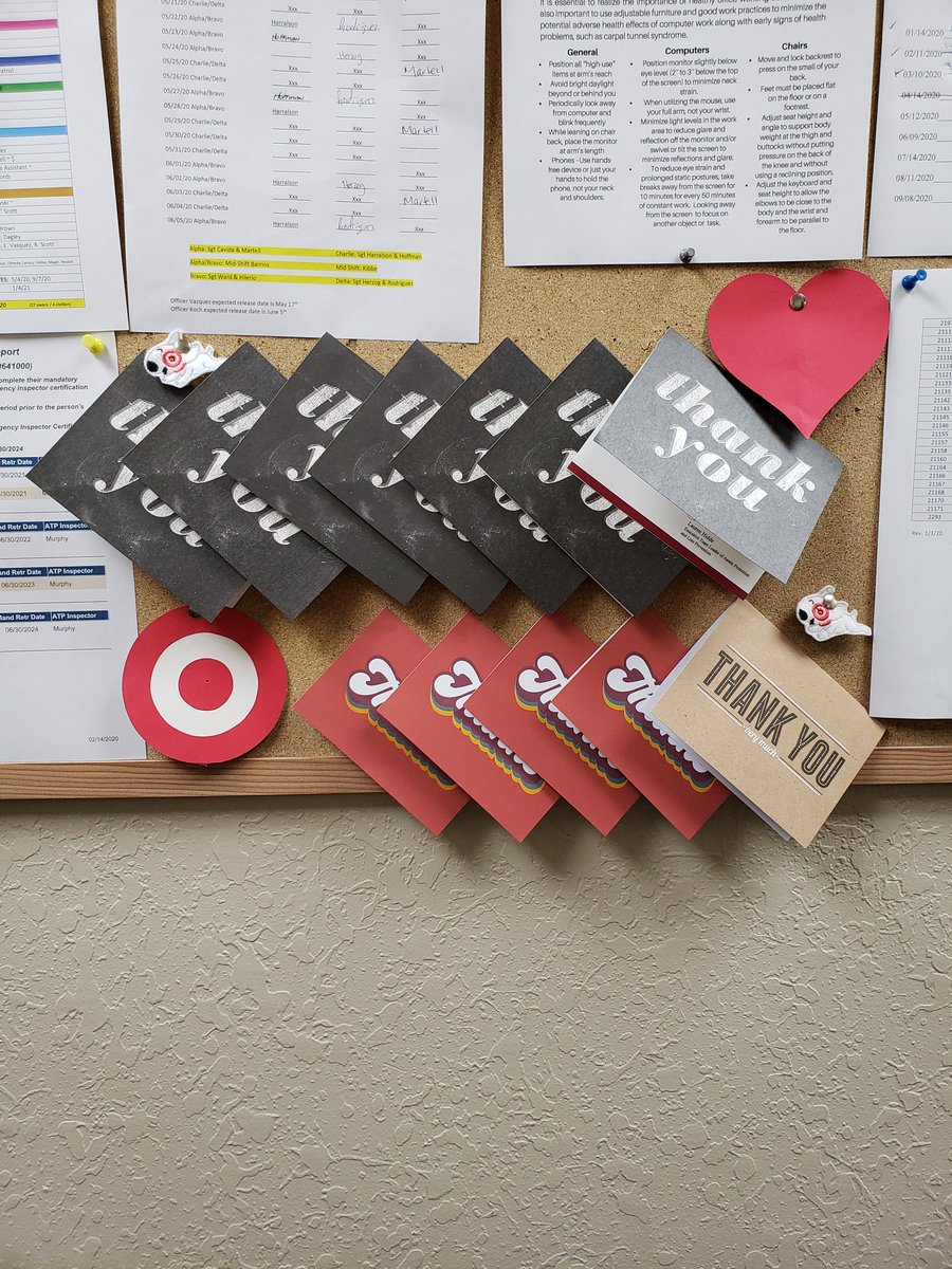 OrangeCityPD's tweet photo. Big thank you to our local Orange City @Target for donating some supplies and treats in honor of #NationalPoliceWeek2020 #targetrocks #bullseye https://t.co/pXC9HBoTgI