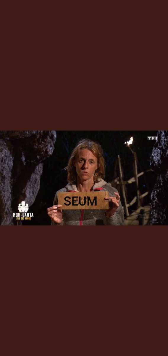 maryne_rl's tweet photo. Je vote contre Inès parce qu elle a énervé claude qui m'a donne un sac #KohLanta https://t.co/FTsj4NCUHD