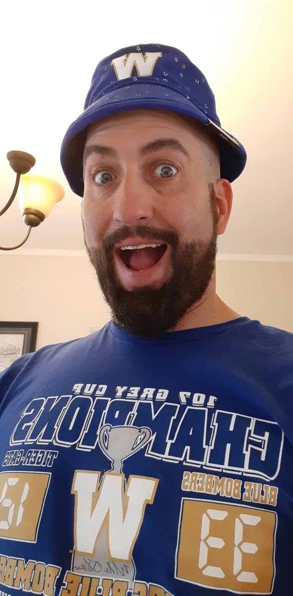 LegionOfBombers's tweet photo. So excited the @Wpg_BlueBombers @BomberStore was open today I bought A Hat #ForTheW #BomberGearIsEssential #SupportLocalYWG https://t.co/NPTc5Ux3RH